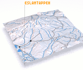 3d view of Eslām Tappeh