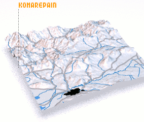 3d view of Komār-e Pāʼīn