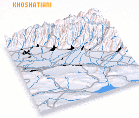 3d view of Khoshatiani