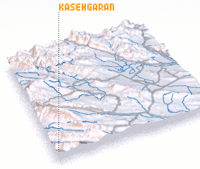 3d view of Kāseh Garān