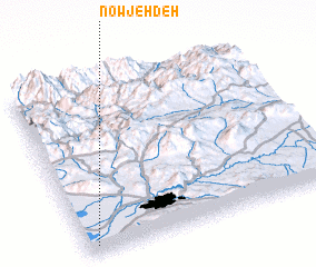 3d view of Nowjeh Deh