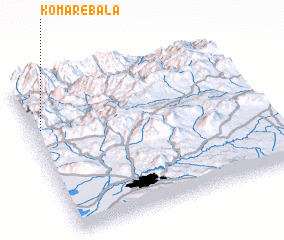 3d view of Komār-e Bālā
