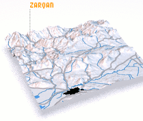 3d view of Zarqān