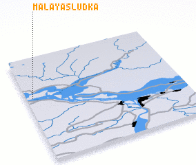 3d view of Malaya Sludka