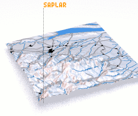 3d view of Şaplar