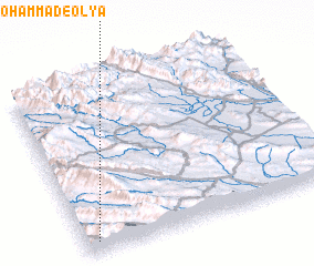 3d view of Kolāh Derāz-e Dūst Moḩammad-e ‘Olyā