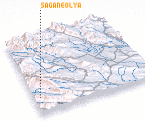 3d view of Sagān-e ‘Olyā