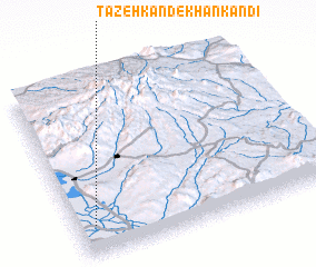 3d view of Tāzeh Kand-e Khān Kandī