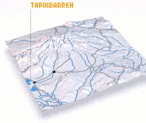 3d view of Tapīk Darreh