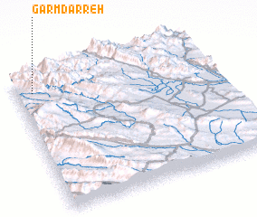 3d view of Garm Darreh