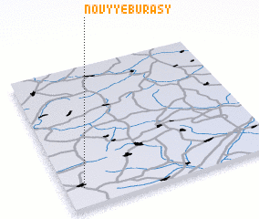 3d view of Novyye Burasy