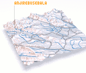 3d view of Anjīrebūs-e Bālā