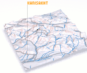 3d view of Kanī Sakht