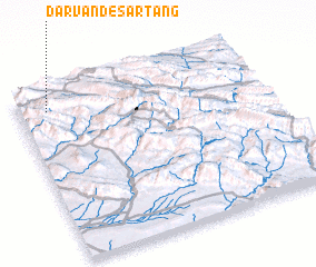 3d view of Dārvand-e Sartang