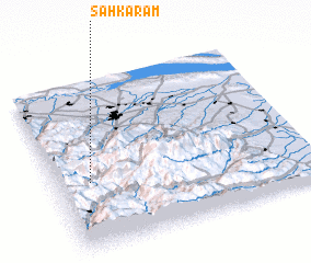 3d view of Şahkǝrǝm