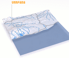 3d view of Umm Fara‘