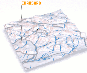 3d view of Cham Sārd