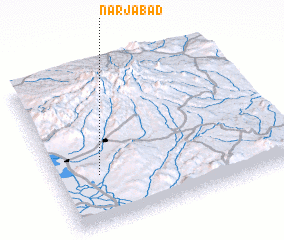 3d view of Narjābād
