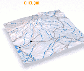 3d view of Chelqā\