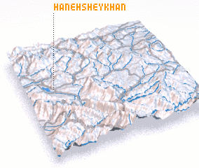 3d view of Hāneh Sheykhān