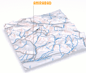 3d view of Amīrābād