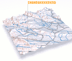 3d view of Shahrak-e Kerend
