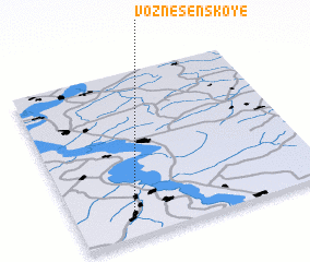 3d view of Voznesenskoye