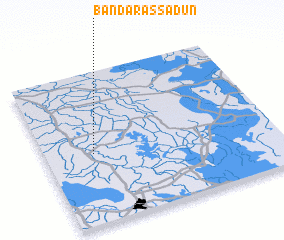 3d view of Bandar as Sa‘dūn