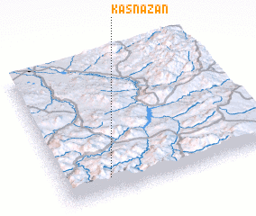 3d view of Kas Nazān