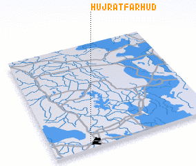 3d view of Ḩujrat Farhūd