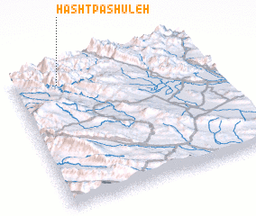 3d view of Hasht Pashūleh