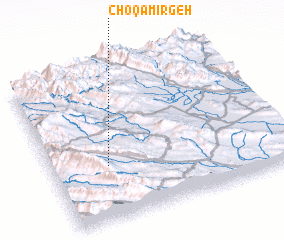 3d view of Choqā Mīrgeh