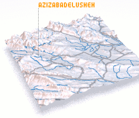 3d view of ‘Azīzābād-e Lūsheh