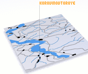 3d view of Korovino Vtoroye