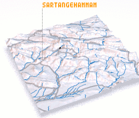 3d view of Sartang-e Ḩammām