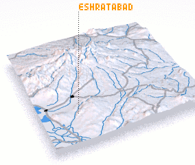 3d view of ‘Eshratābād