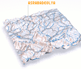 3d view of ‘Aşrābād-e ‘Olyā