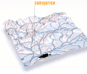 3d view of Sārī Qayeh