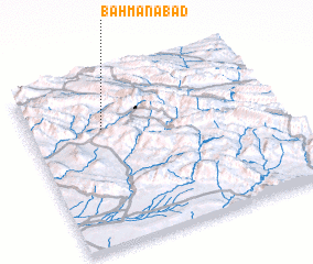 3d view of Bahmanābād