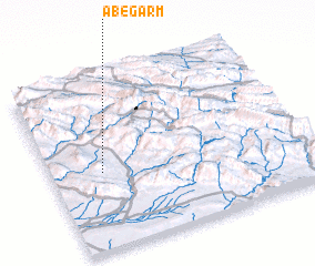 3d view of Āb-e Garm