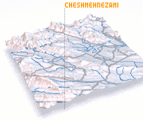 3d view of Cheshmeh Nez̧āmī