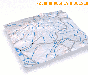 3d view of Tāzeh Kand-e Sheykh ol Eslām