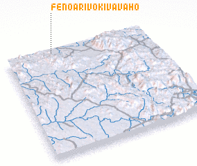 3d view of Fenoarivo-Kivavaho