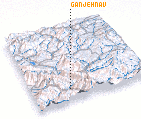 3d view of Ganjeh Nāv