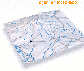 3d view of Āqbolāgh-e ‘Alamdār