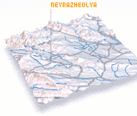 3d view of Neyrazh-e ‘Olyā