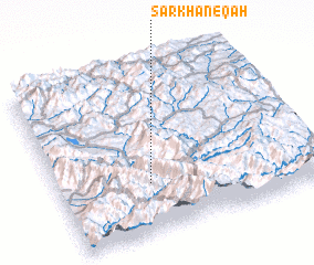 3d view of Sar Khāneqāh