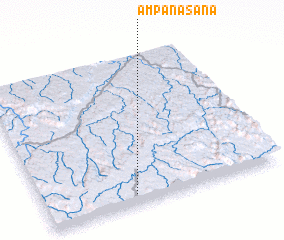 3d view of Ampanasana