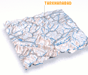 3d view of Tarkhānābād