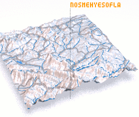 3d view of Nosmeh-ye Soflá